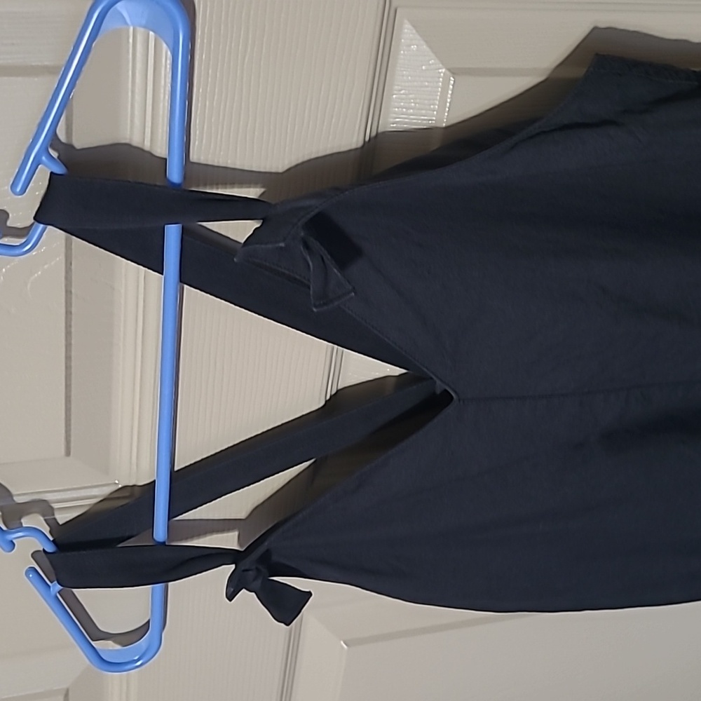 Rag & bone black cotton linen blend Sleeveless jumper size 4